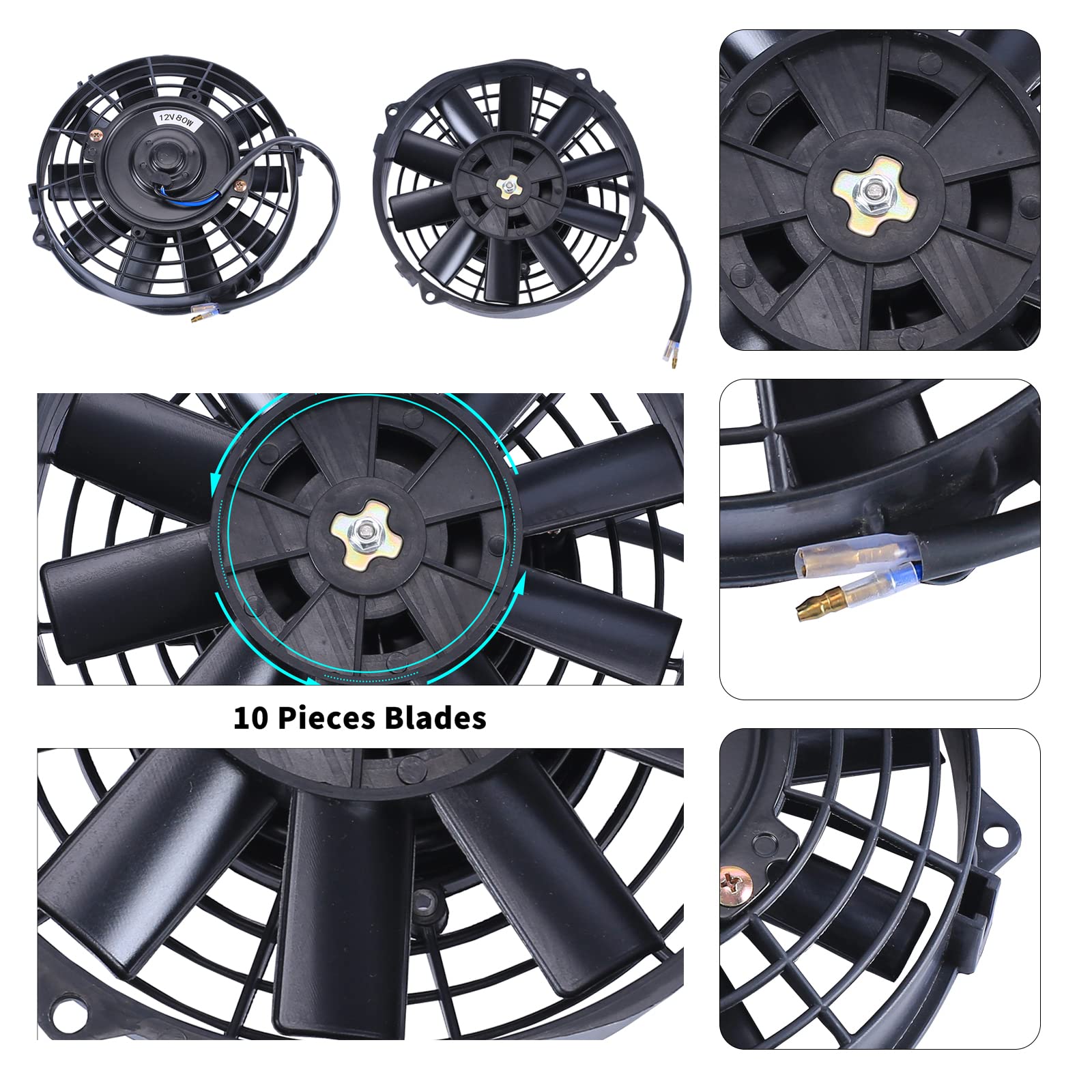 FGJQEFG mounting brackets and tie straps displayed for easy secure installation