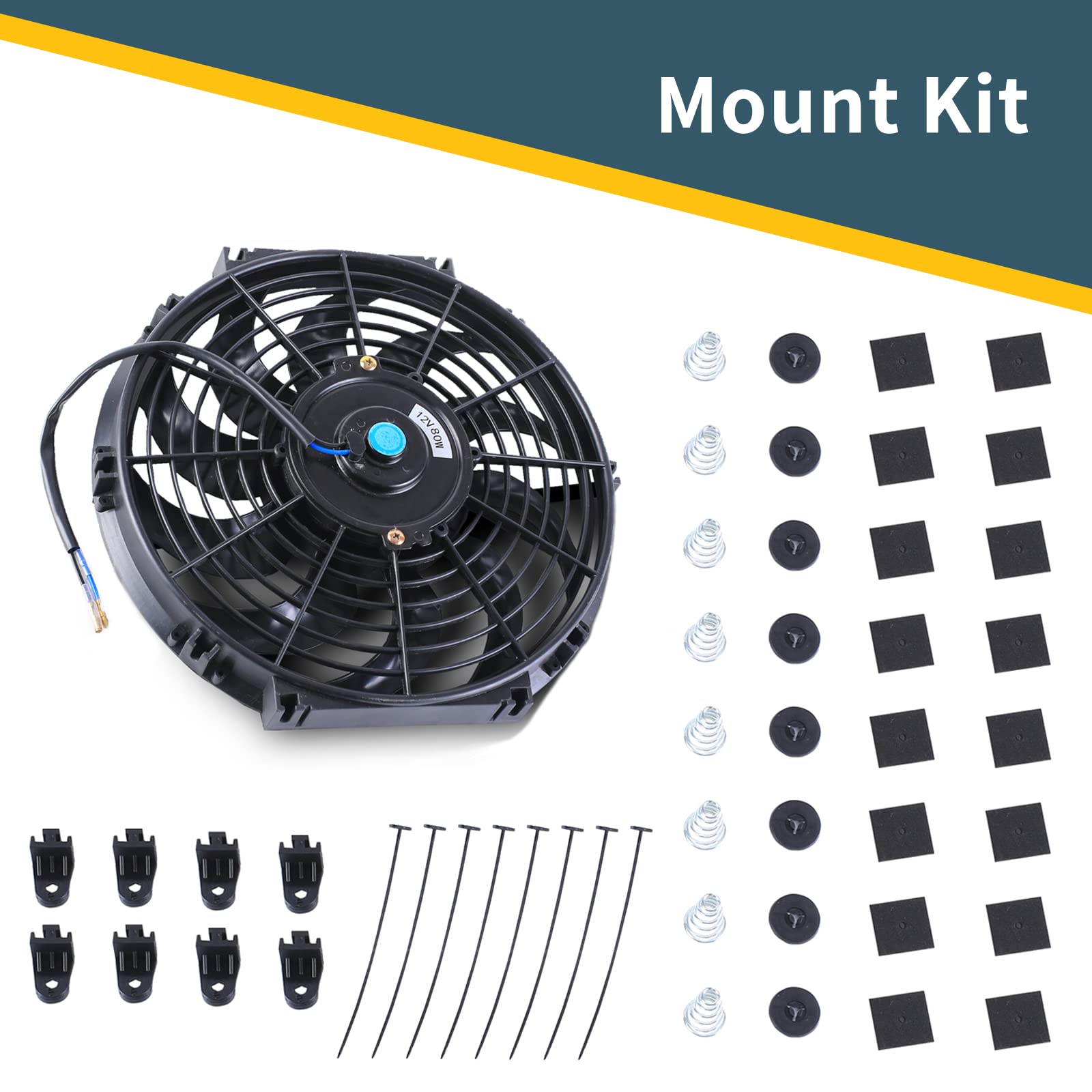FGJQEFG mounting kit with brackets and straps for secure install