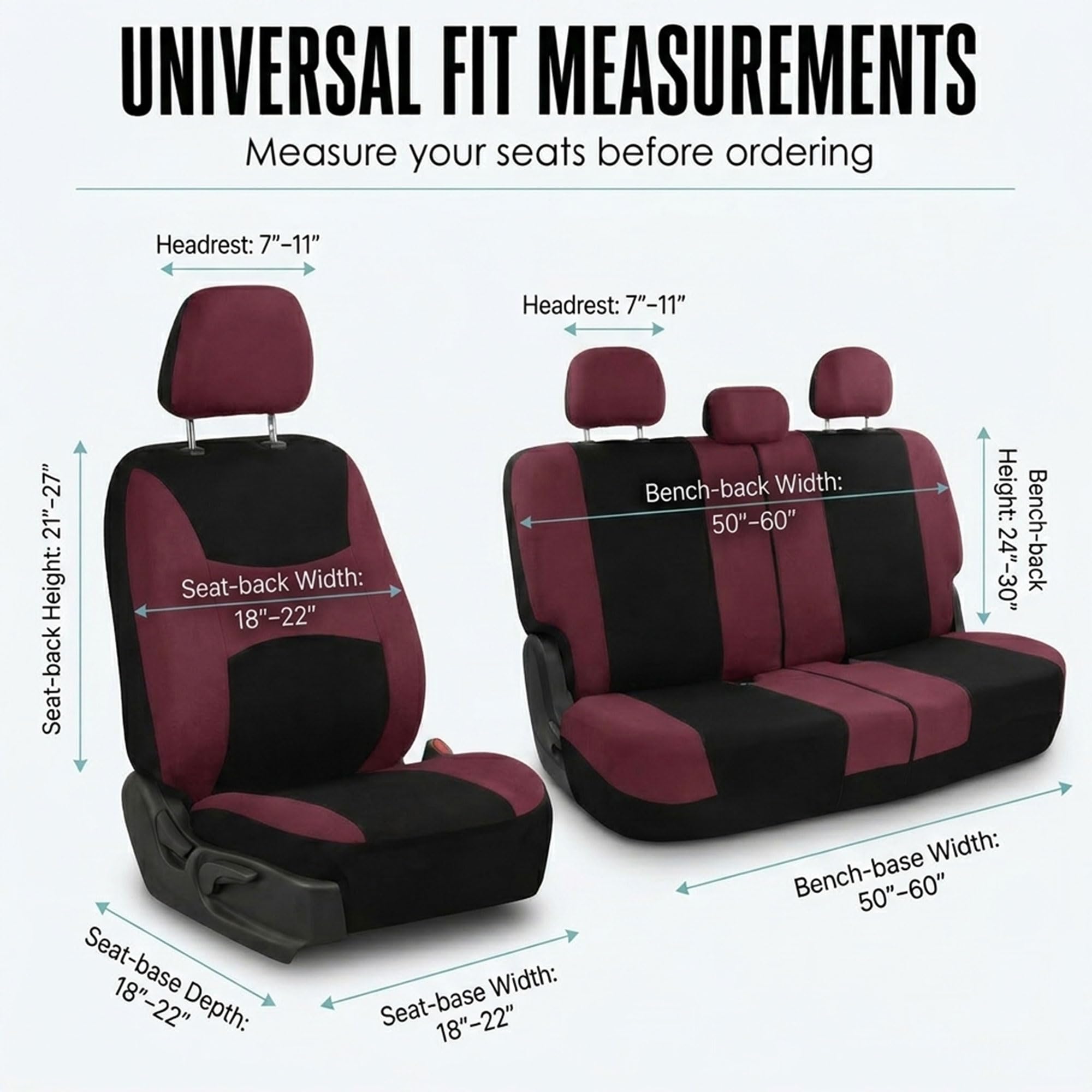 FH Group padded edge detail provides added comfort and support