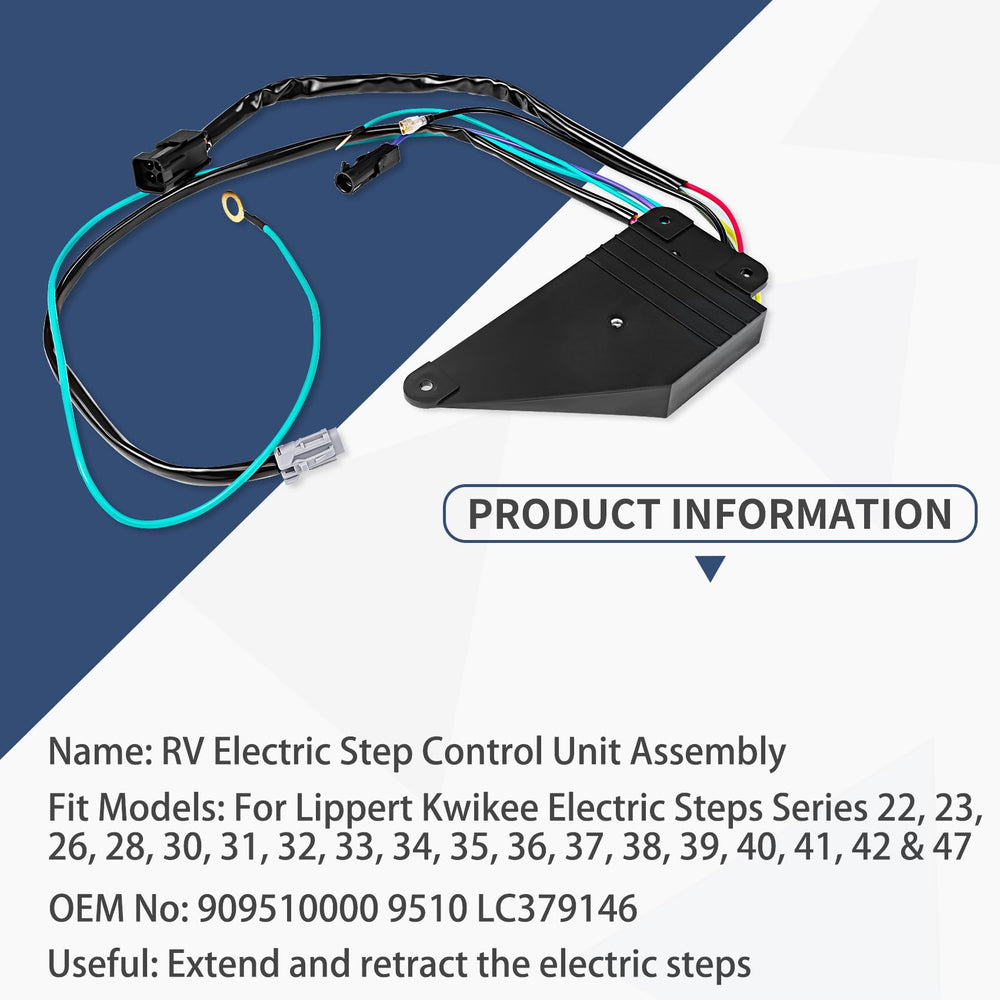 FHRHRY controller installed in RV step assembly demonstrating restored automatic function