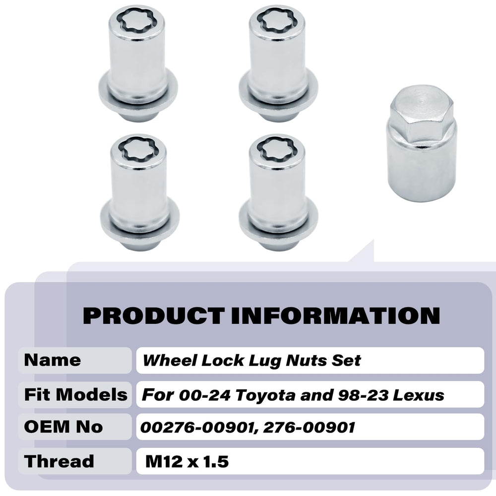 FHRHRY installed on Toyota Tacoma wheel, improves theft deterrence