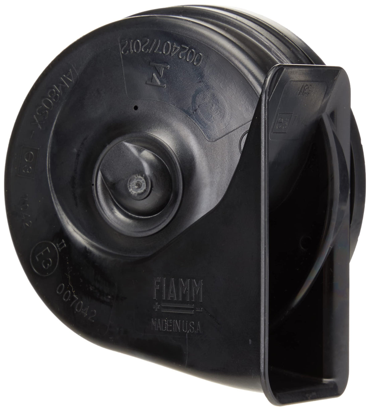 FIAMM Freeway Blaster front view showing horn face and benefit of powerful low tone