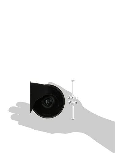 FIAMM Freeway Blaster next to measuring tape showing compact size and easy vehicle fitment