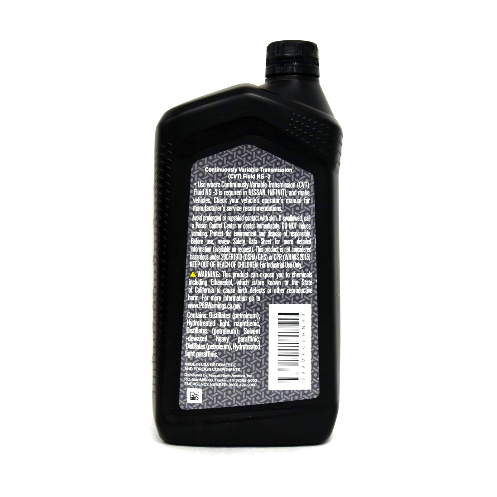 Fiaypoy Nissan NS3 pouring in use into transmission funnel demonstrating easy pour and clean refill