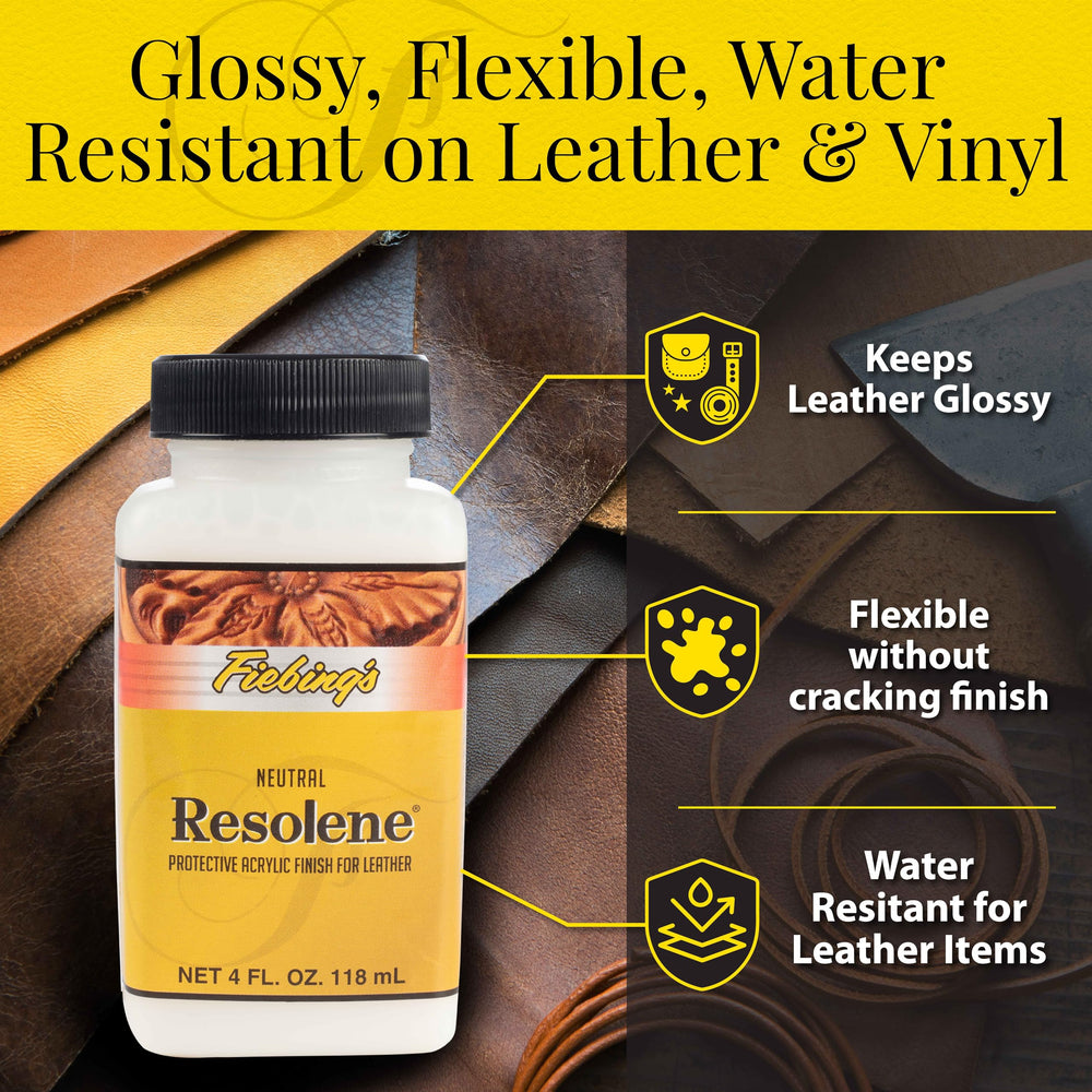 Fiebing's before and after on a boot showing restored shine and water resistance