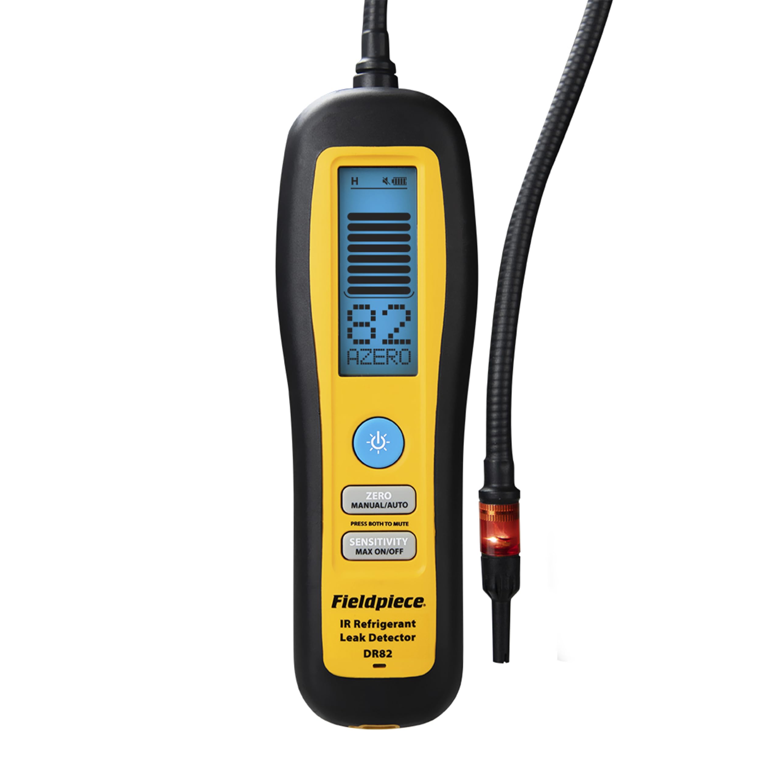 Fieldpiece DR82 front panel view showing controls and durable housing for reliable use