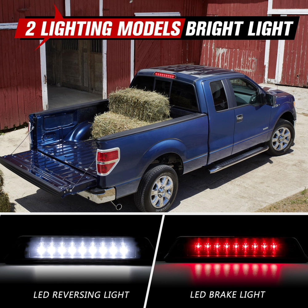 FIERYRED installed on F-150 cab demonstrating direct-fit, easy installation benefit
