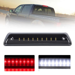 FIERYRED front view of third brake light showing fit and styling benefit