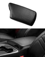 FIILINES front view of center console cover showing tailored fit and neat edges, protects armrest