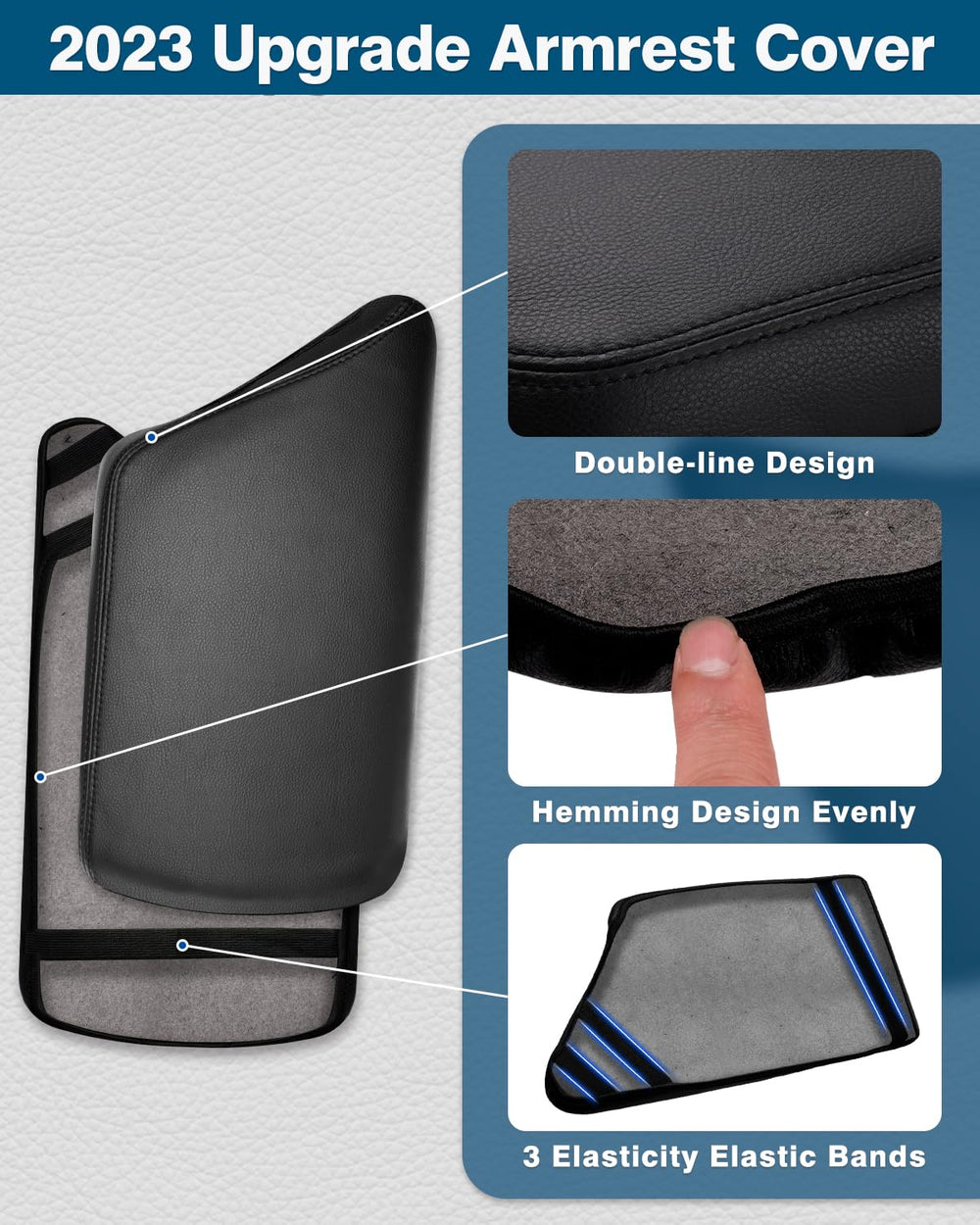 FIILINES cover installed in Dodge Challenger interior demonstrating sleek look and durability benefit