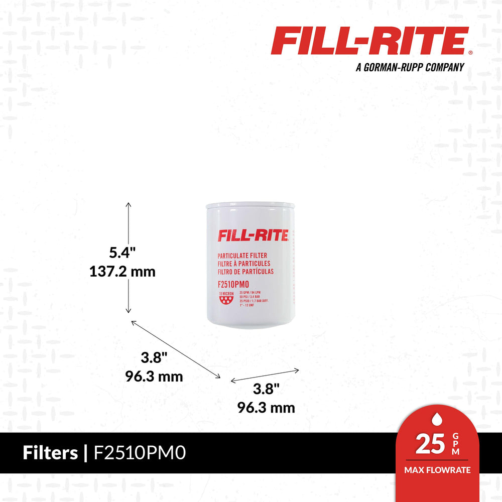 Fill-Rite close-up of 1"-12 UNF threads for quick screw-on installation benefit