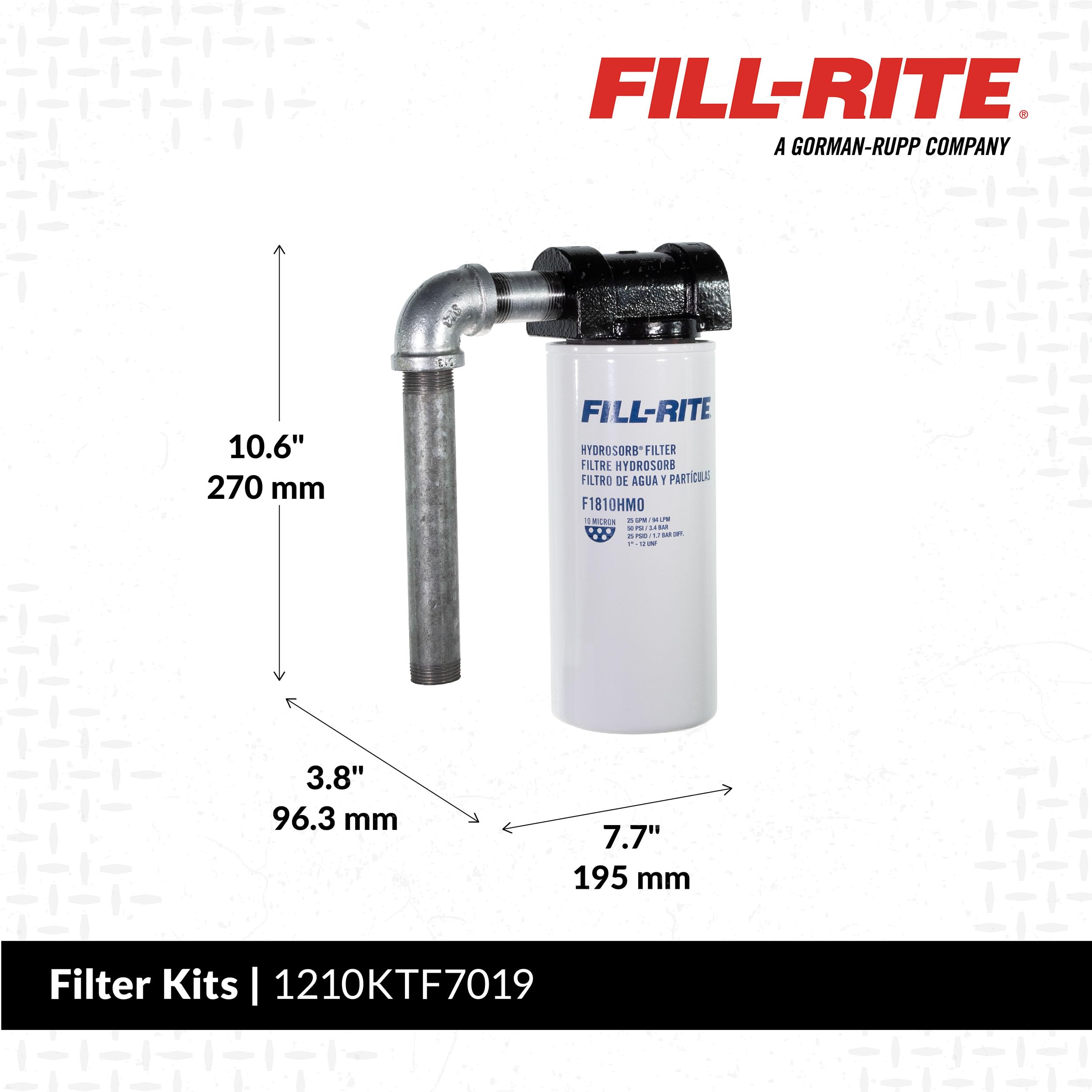 Fill‑Rite kit with elbow and nipples showing included fittings benefit