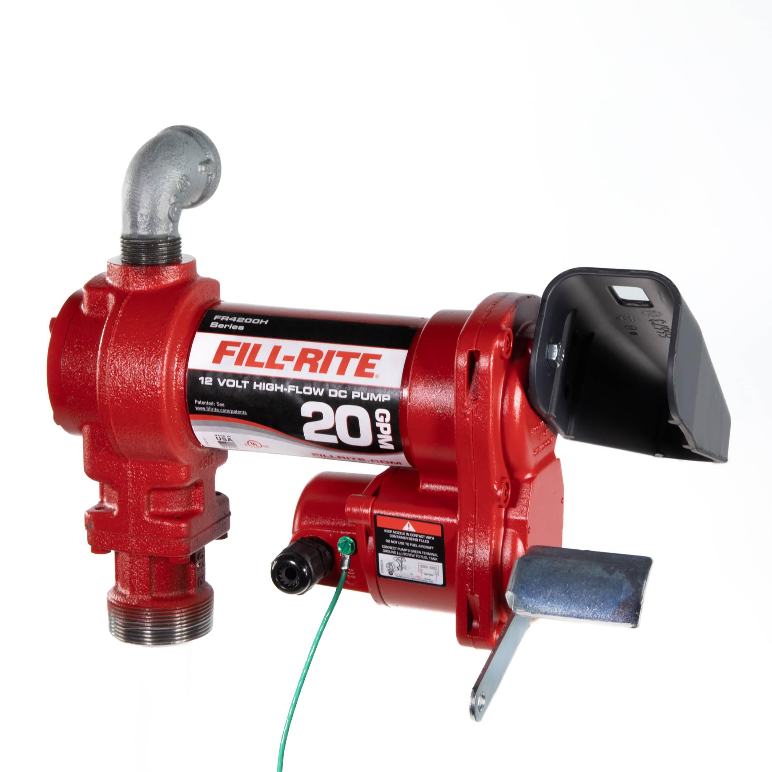 Fill-Rite cast-iron body close-up highlighting rugged build and longevity benefit