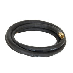 Fill-Rite front view of hose showing full 12-foot length and fittings beneficial for reach