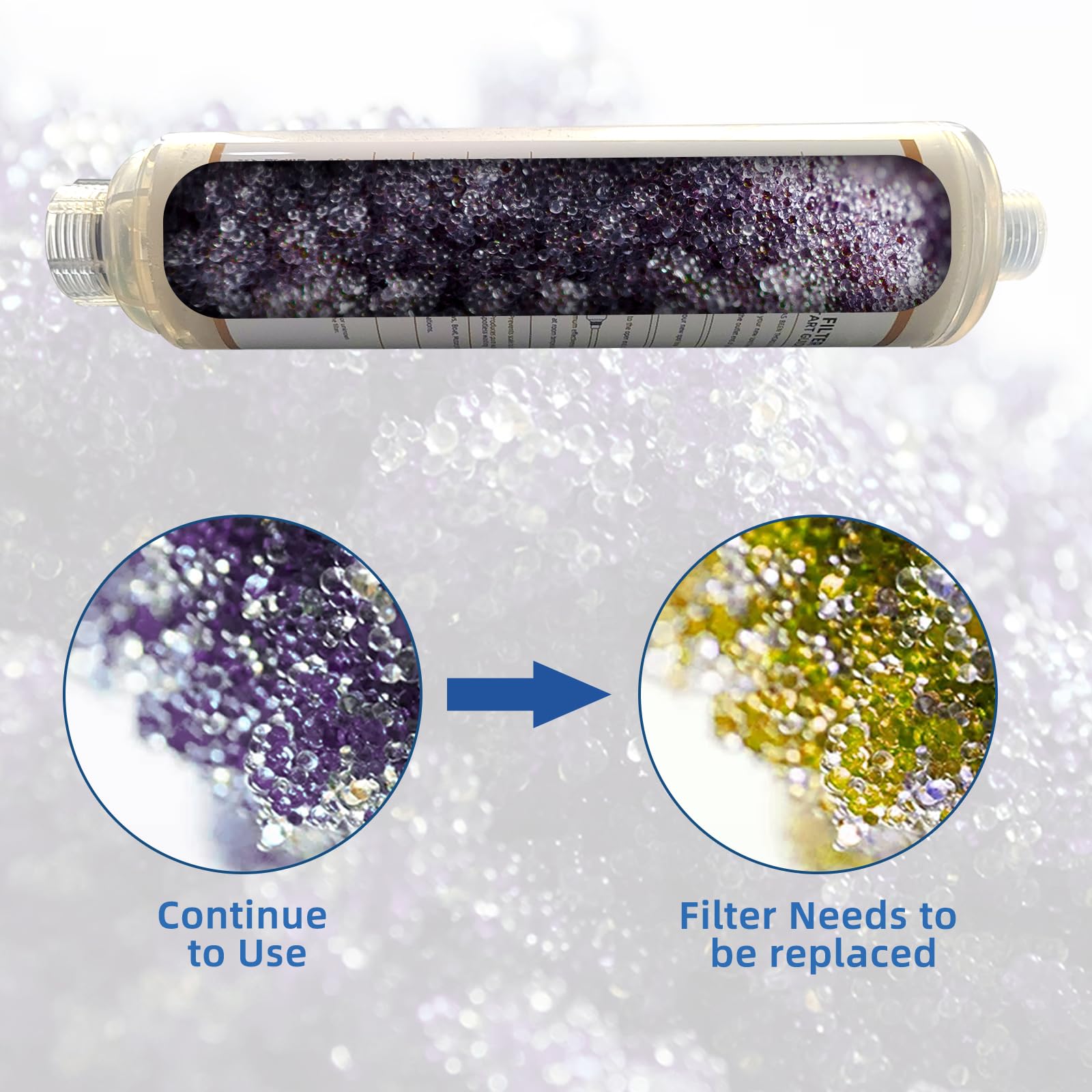 Filterelated reusable white end caps detail protecting resin freshness between uses benefit
