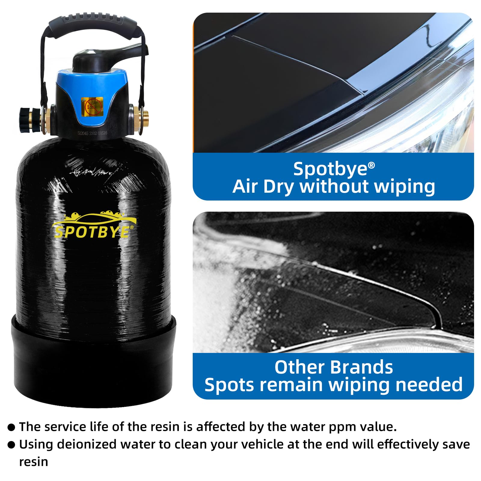 Filterelated next to water bottle to show compact size and portability benefit