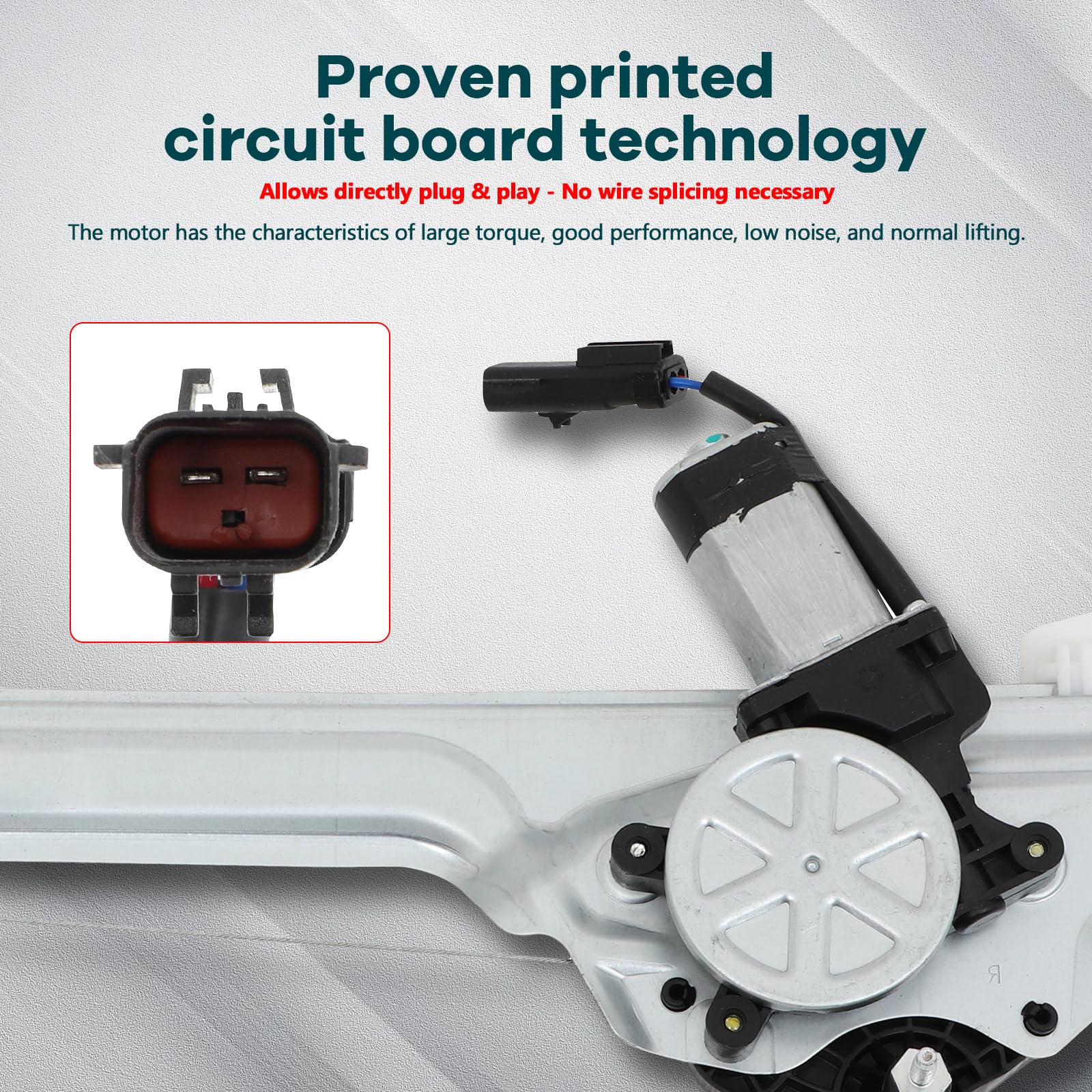 FINDAUTO gear and cable detail showing smooth movement benefit