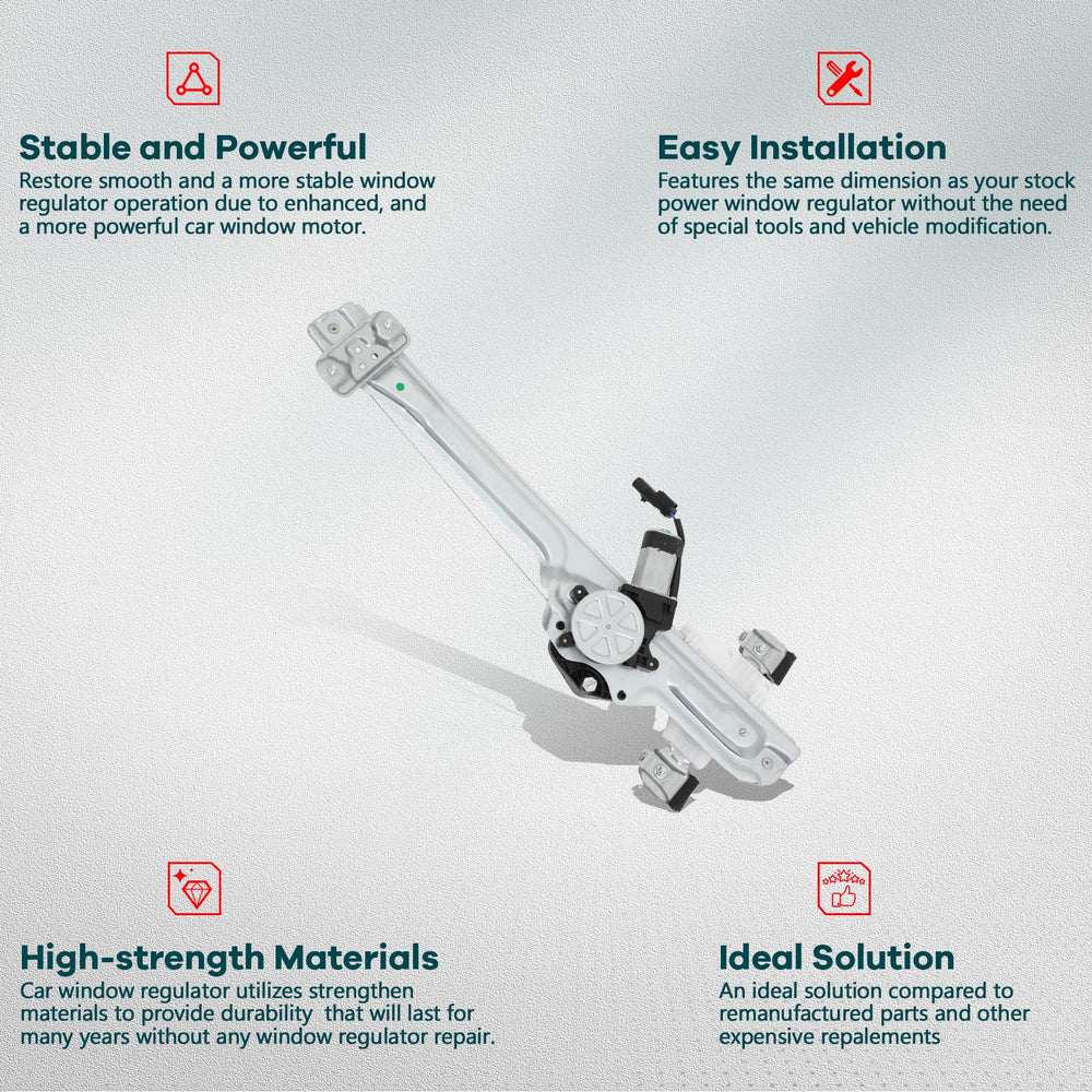 FINDAUTO motor close-up highlighting copper-wound torque benefit