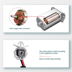 FINDAUTO installed in door showing plug-and-play fit for easy replacement