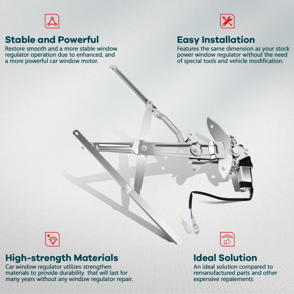 FINDAUTO motor close-up highlighting copper-wound motor for steady torque