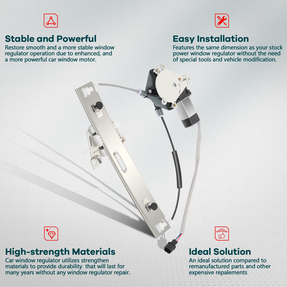 FINDAUTO motor close-up with copper-wound detail for stronger lifting performance