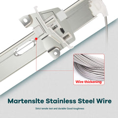 FINDAUTO track rail close-up highlighting precision surface for smooth window travel