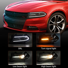 FIONE projector lens close-up revealing improved beam clarity