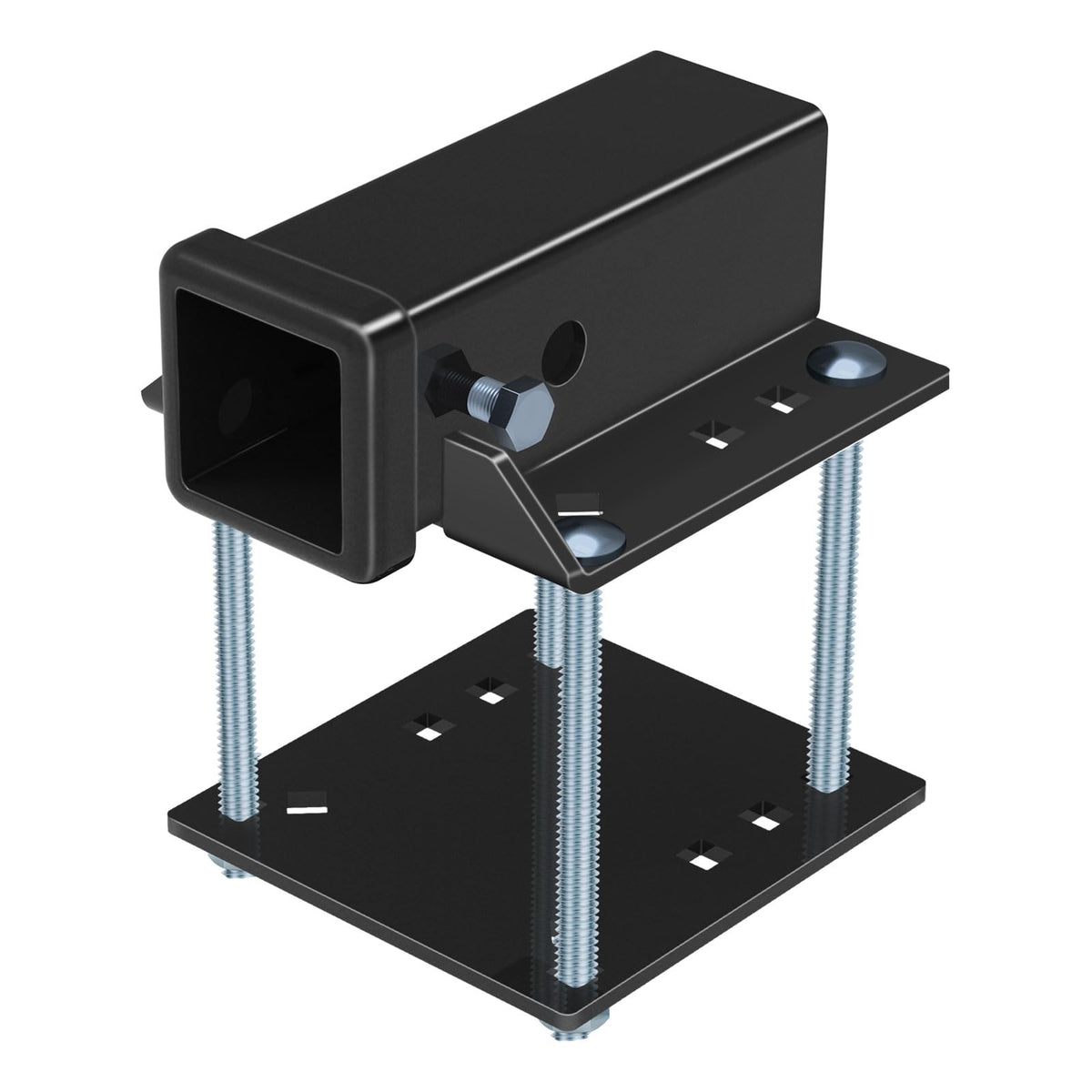 Fioracl front view receiver showing 2-inch opening and stable fit