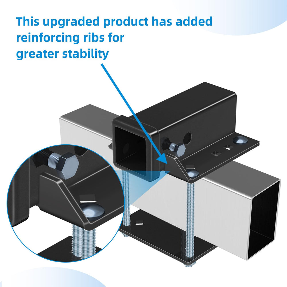 Fioracl side profile clamp illustrating secure beam attachment