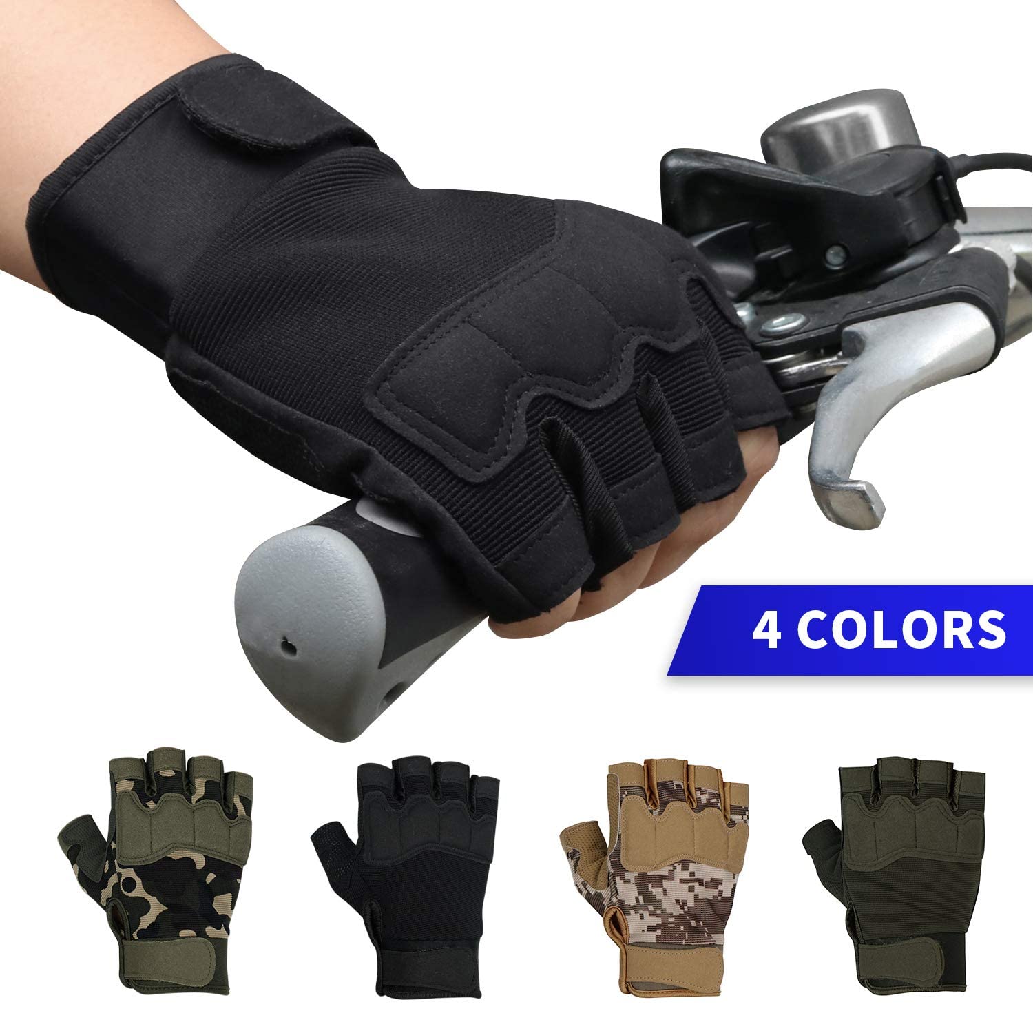 FIORETTO gloves on bicycle handlebars improving steering control