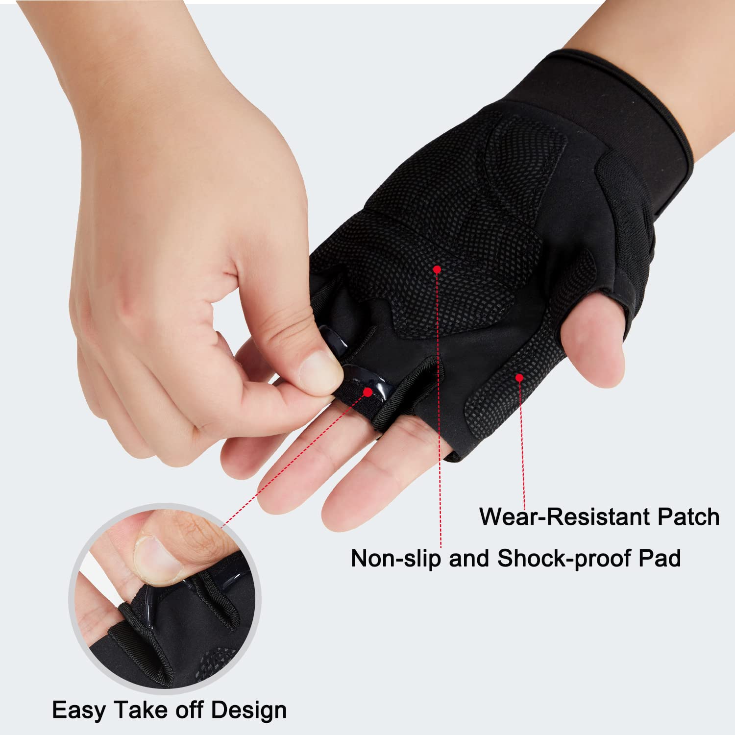 FIORETTO knuckle and knit detail highlighting durable flexible construction