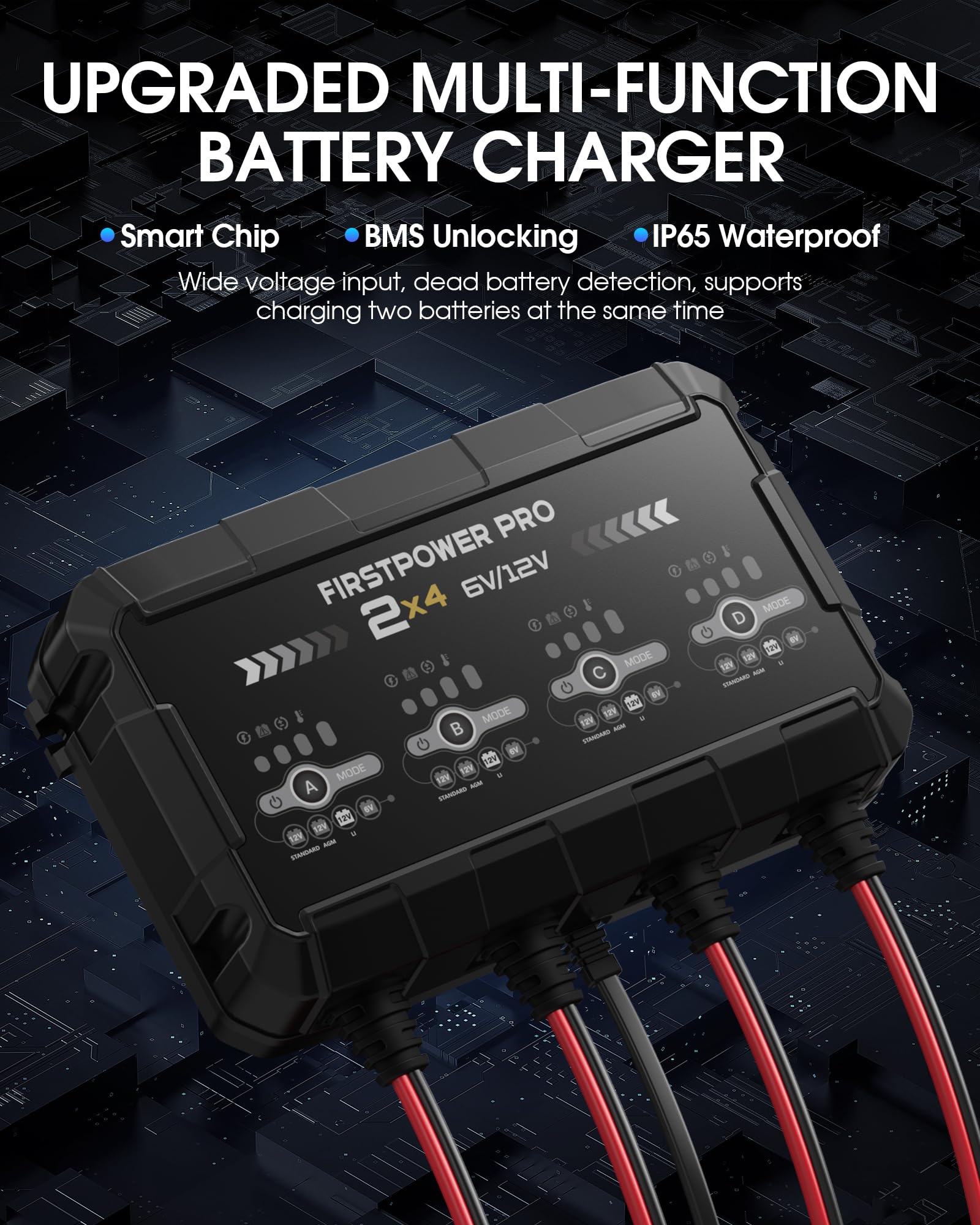 FirstPower Pro next to a hand showing compact size and easy portability