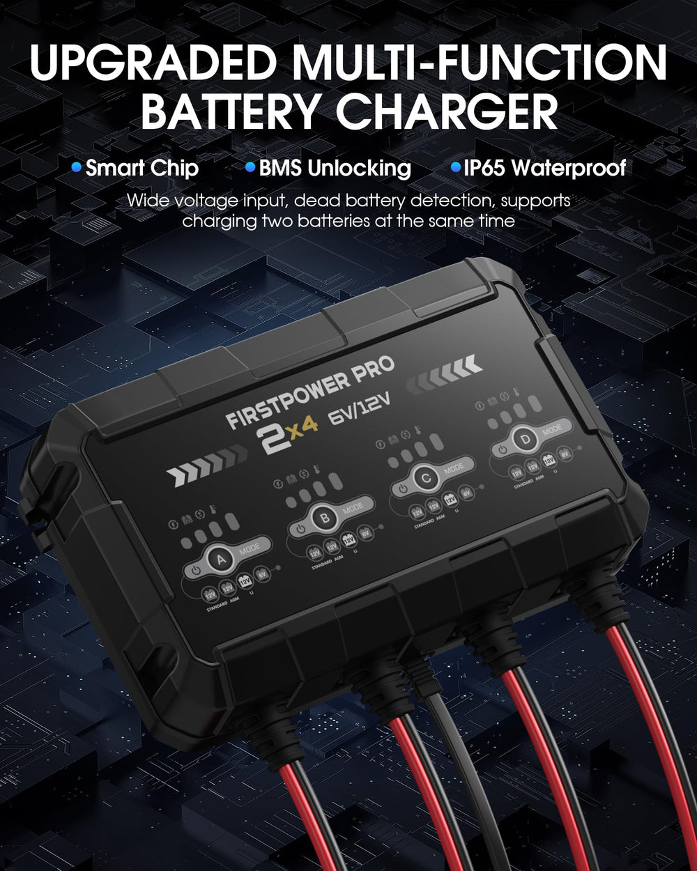 FirstPower Pro next to a hand showing compact size and easy portability