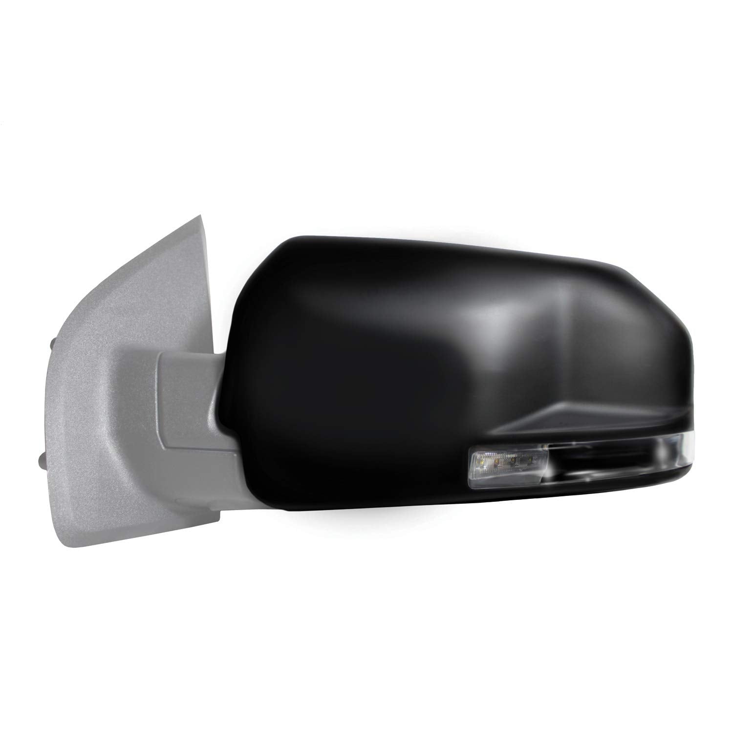 Fit System installed on driver side F-150 mirror demonstrating extended field of view