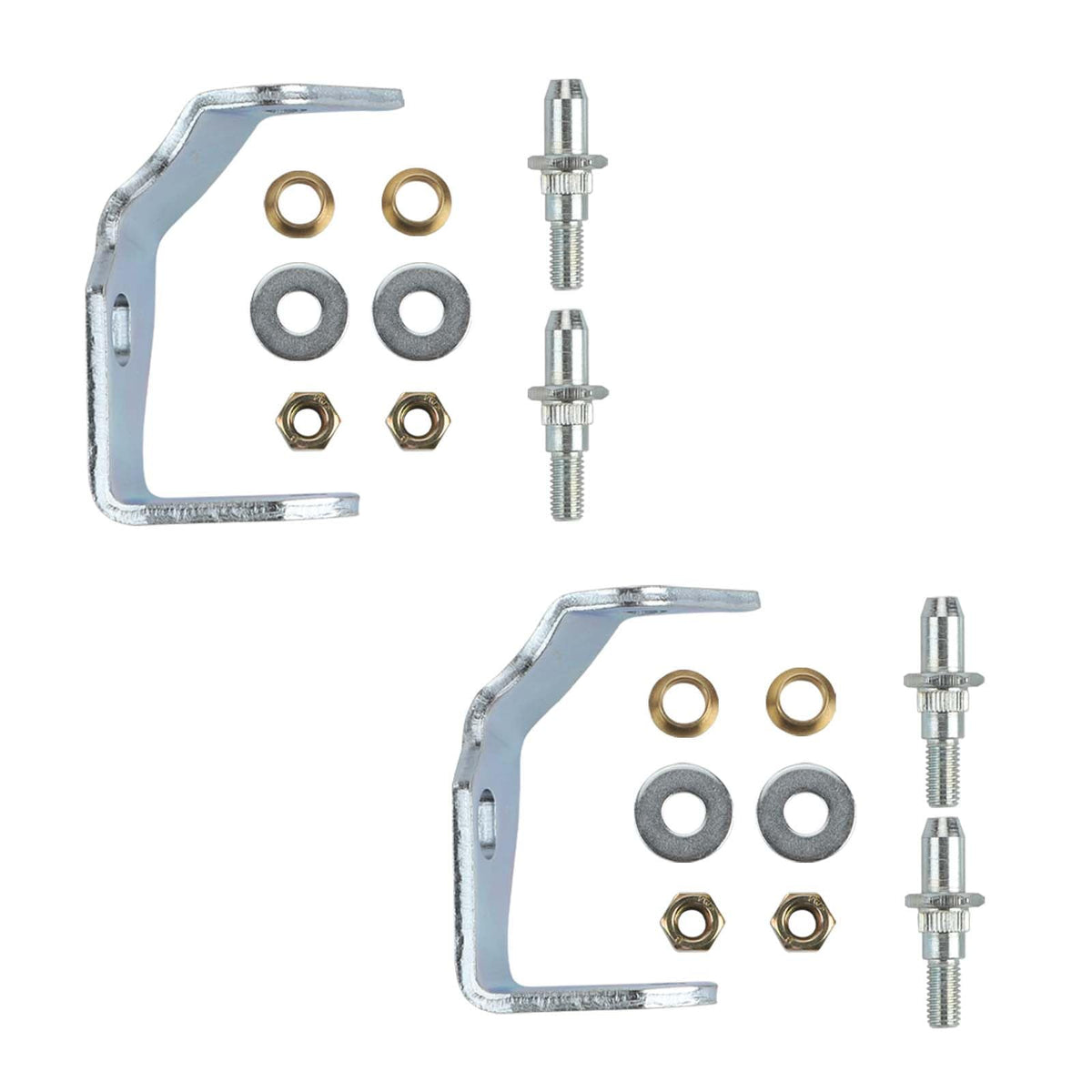 Fitede kit packaging showing all included hinge components for quick identification and confidence