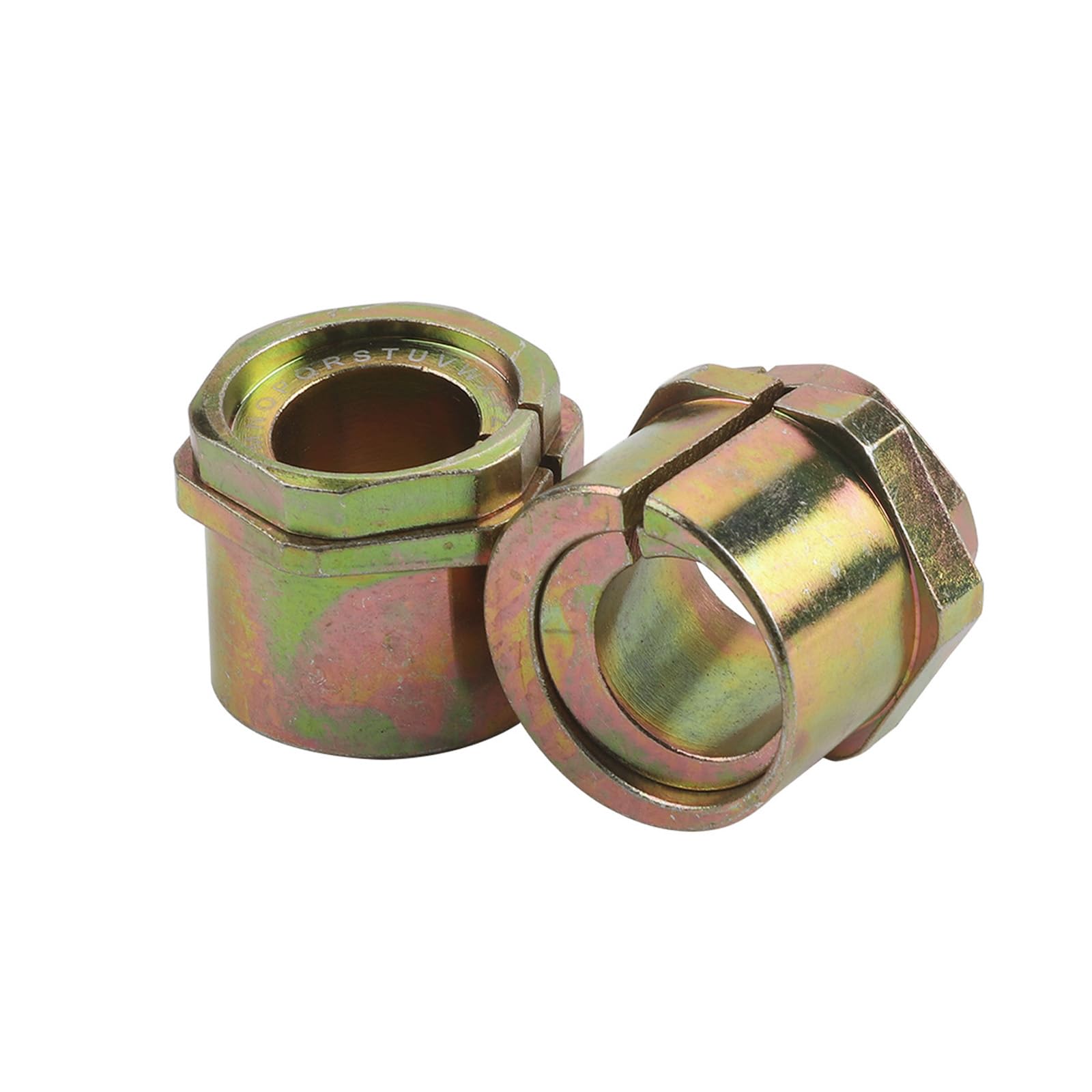 Fitede front packaging showing both alignment bushings and benefits