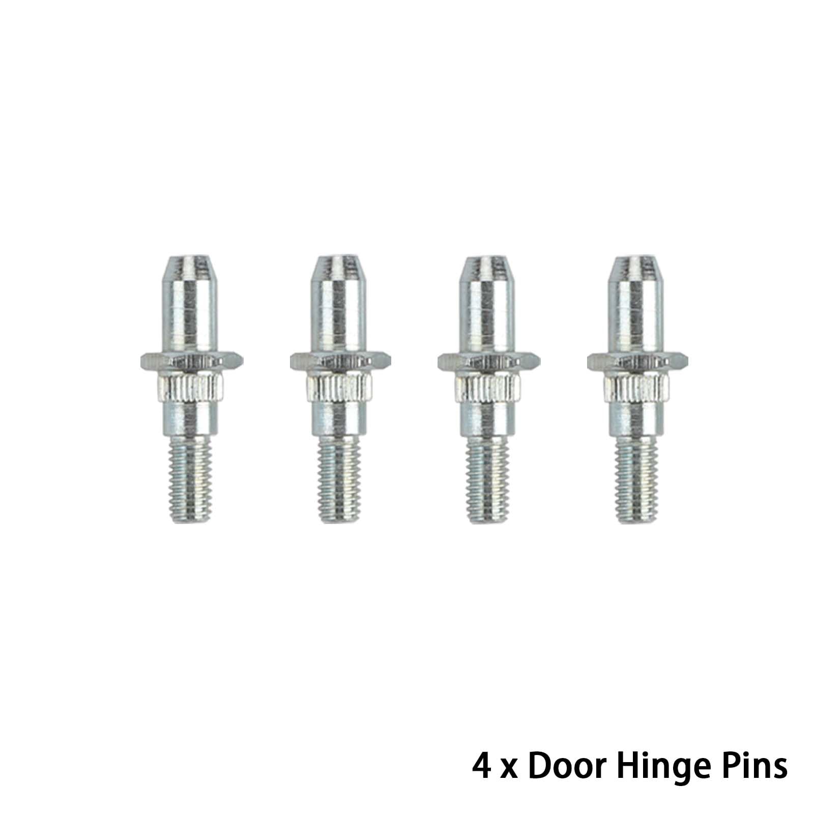 Fitede lower hinge installed on vehicle illustrating secure fit and improved latching performance
