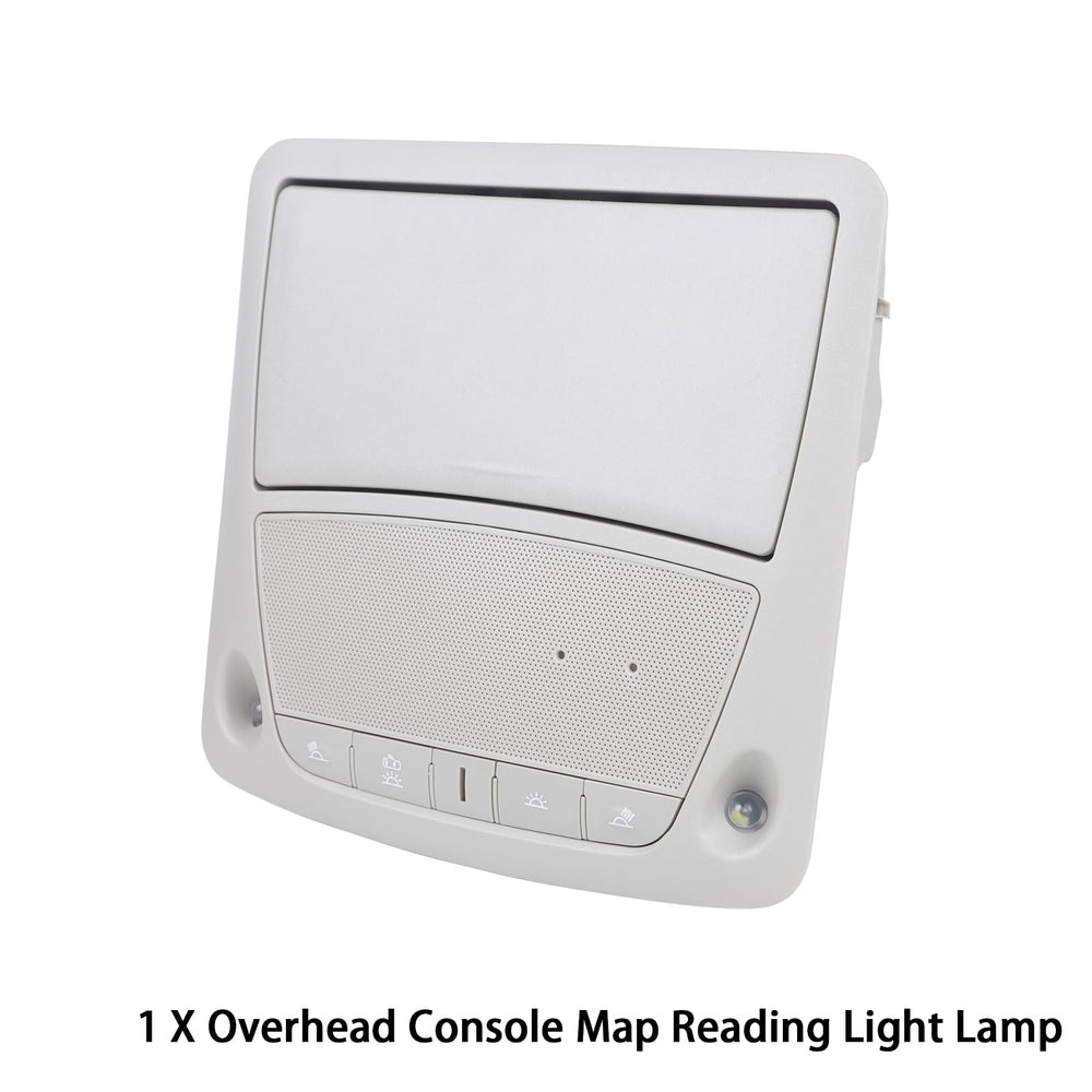 Fitede overhead lamp in a vehicle interior lifestyle shot showing improved cabin visibility