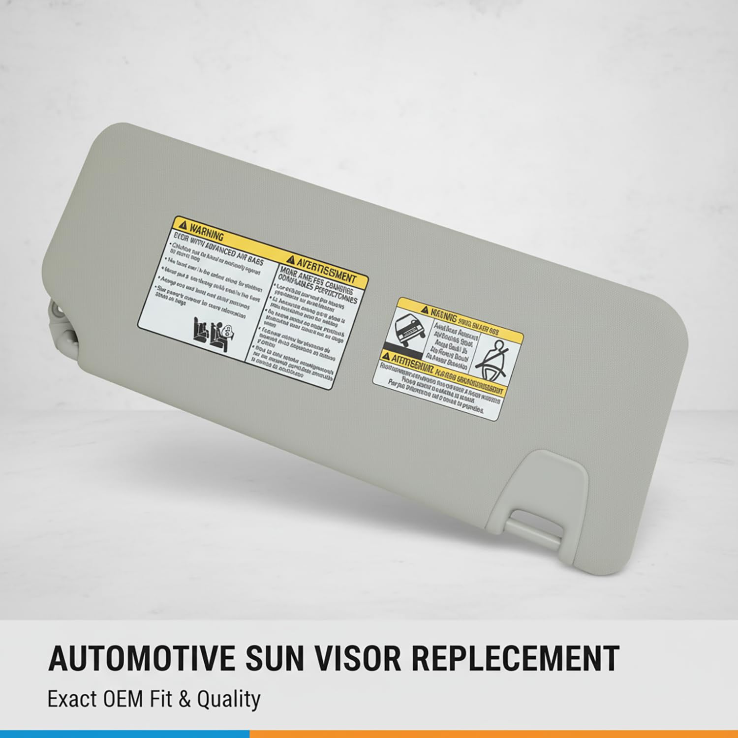 FITIPICI visor installed in driver's position demonstrating easy replacement