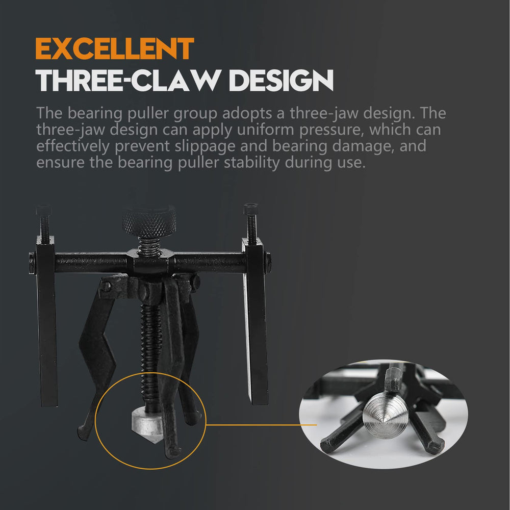 FIVCLOK claw length shown against ruler to illustrate 80 mm reach benefit
