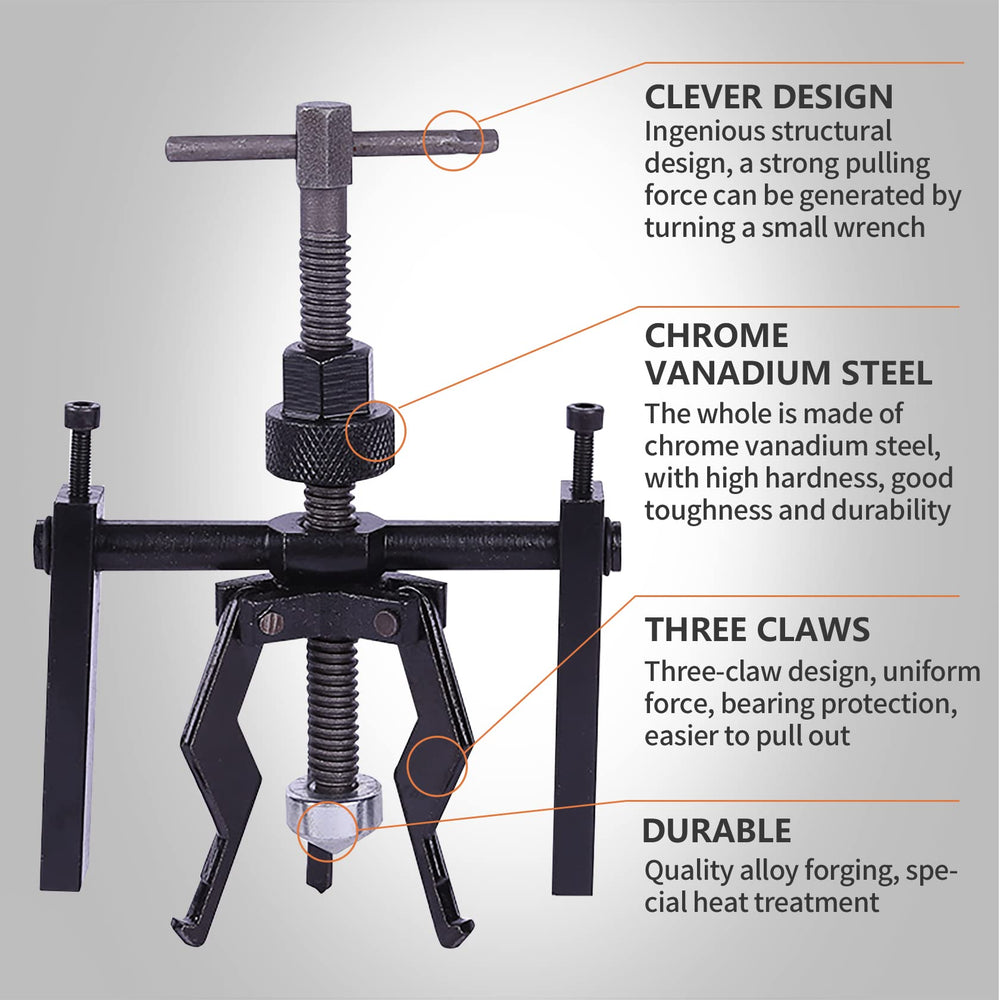 FIVCLOK detailed view of threaded forcing screw for high-torque extraction