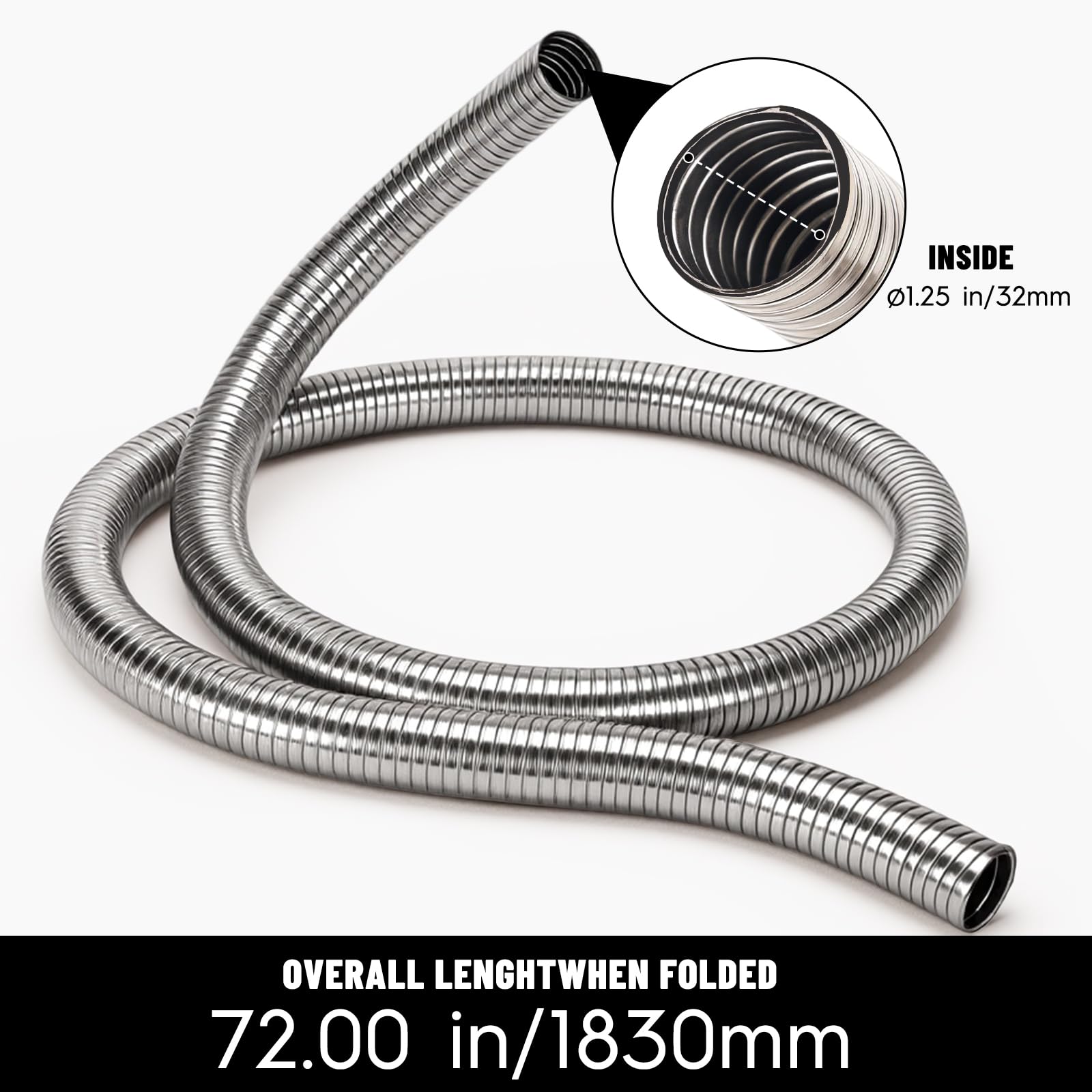 FIZZBOP stainless braid close-up highlighting durable texture and corrosion resistance benefit