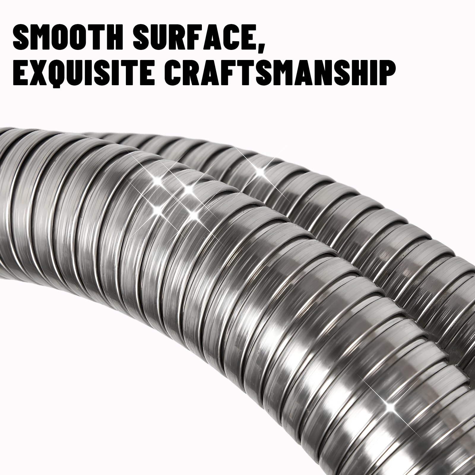 FIZZBOP welded joint detail illustrating clean weld and reliable exhaust sealing ability