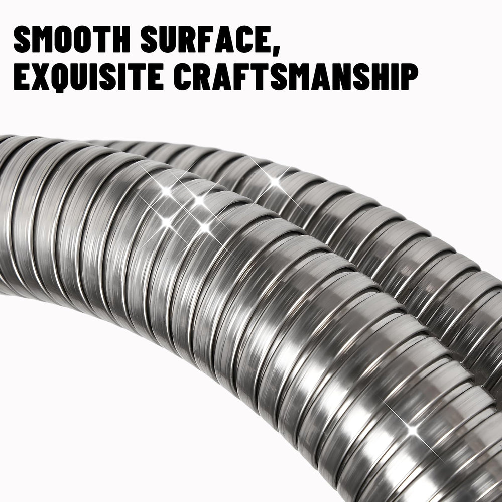 FIZZBOP welded joint detail illustrating clean weld and reliable exhaust sealing ability