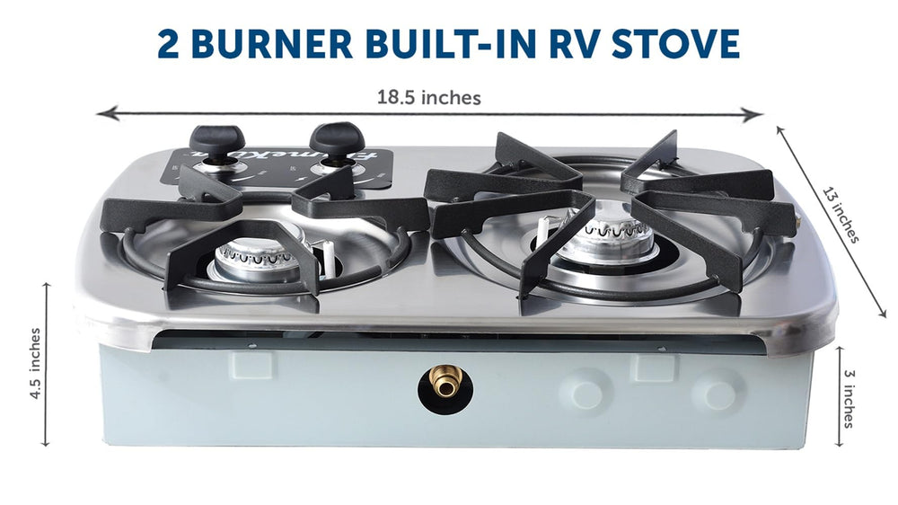 Flame King close-up of 5200 BTU round grate showing gentle simmer capability
