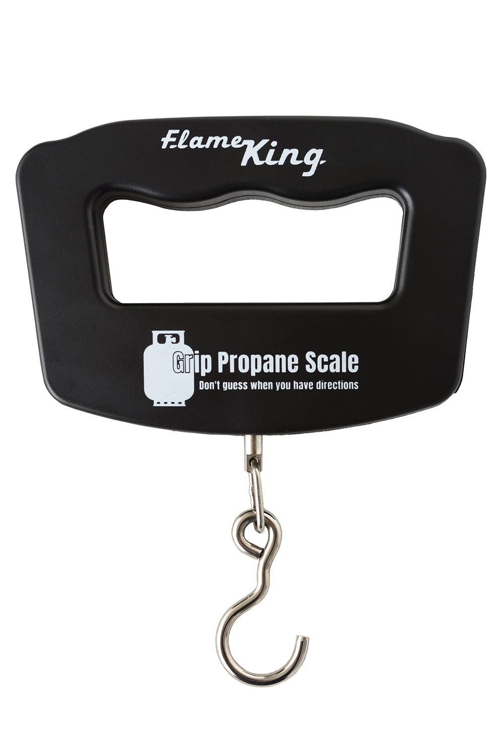 Flame King molded comfort grip closeup showing ergonomic handling benefit