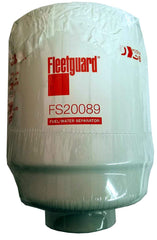 Fleetguard FS20089 filtration media close-up showing water separation functionality