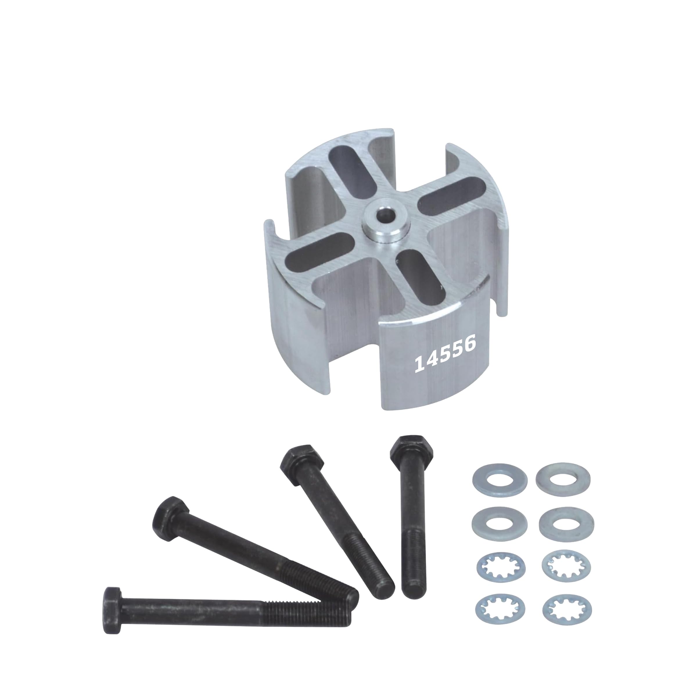 Flex-A-Lite front view of spacer kit showing complete assembly and quick install benefit