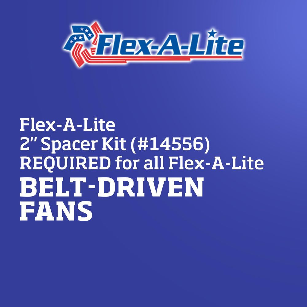 Flex-A-Lite retail packaging and label indicating part 14556 and warranty coverage