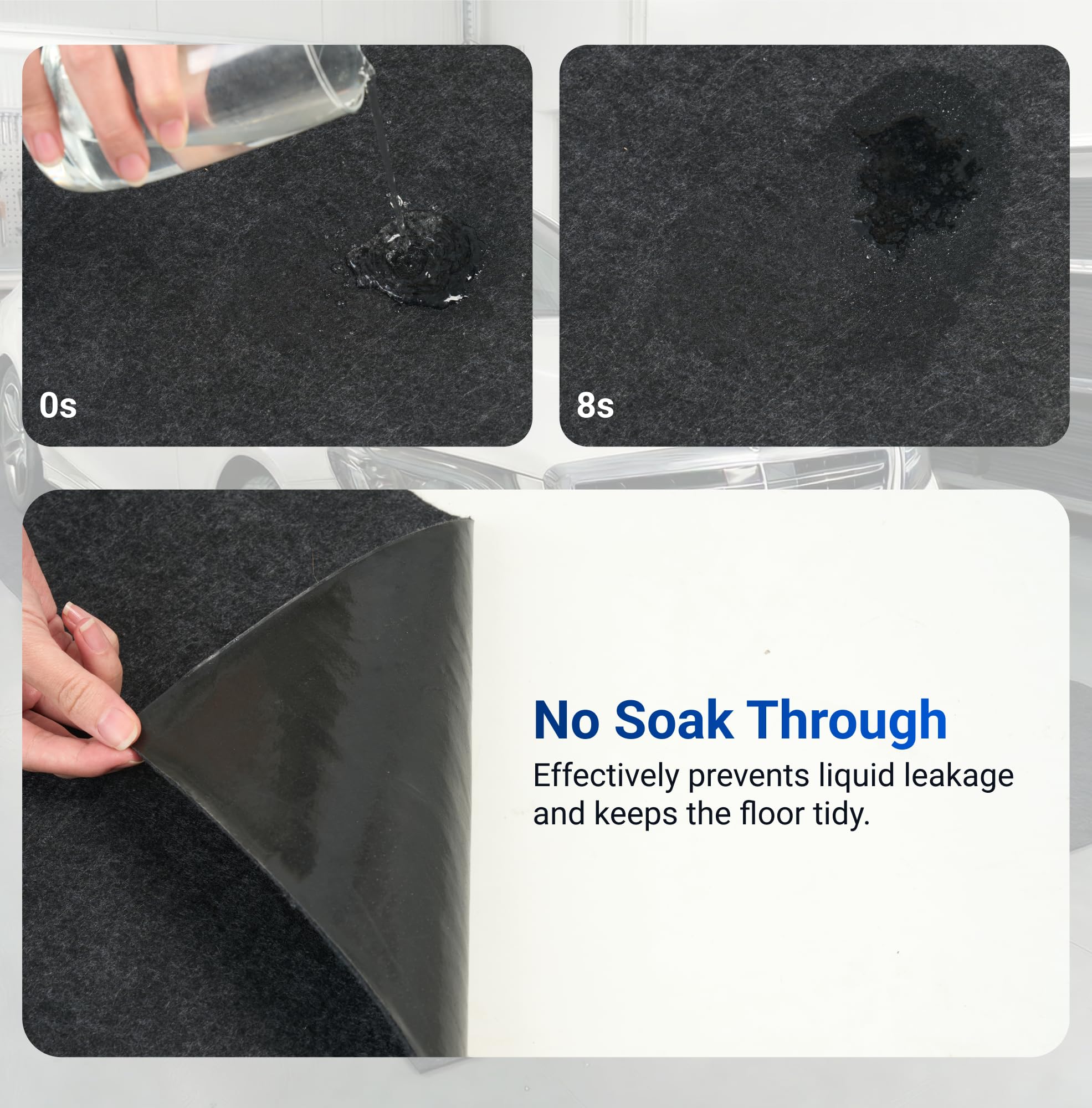 FLEXIMOUNTS fabric close-up showing absorbent texture for spills